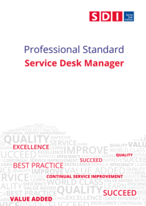 Professional Standards Service Desk Manager Cover