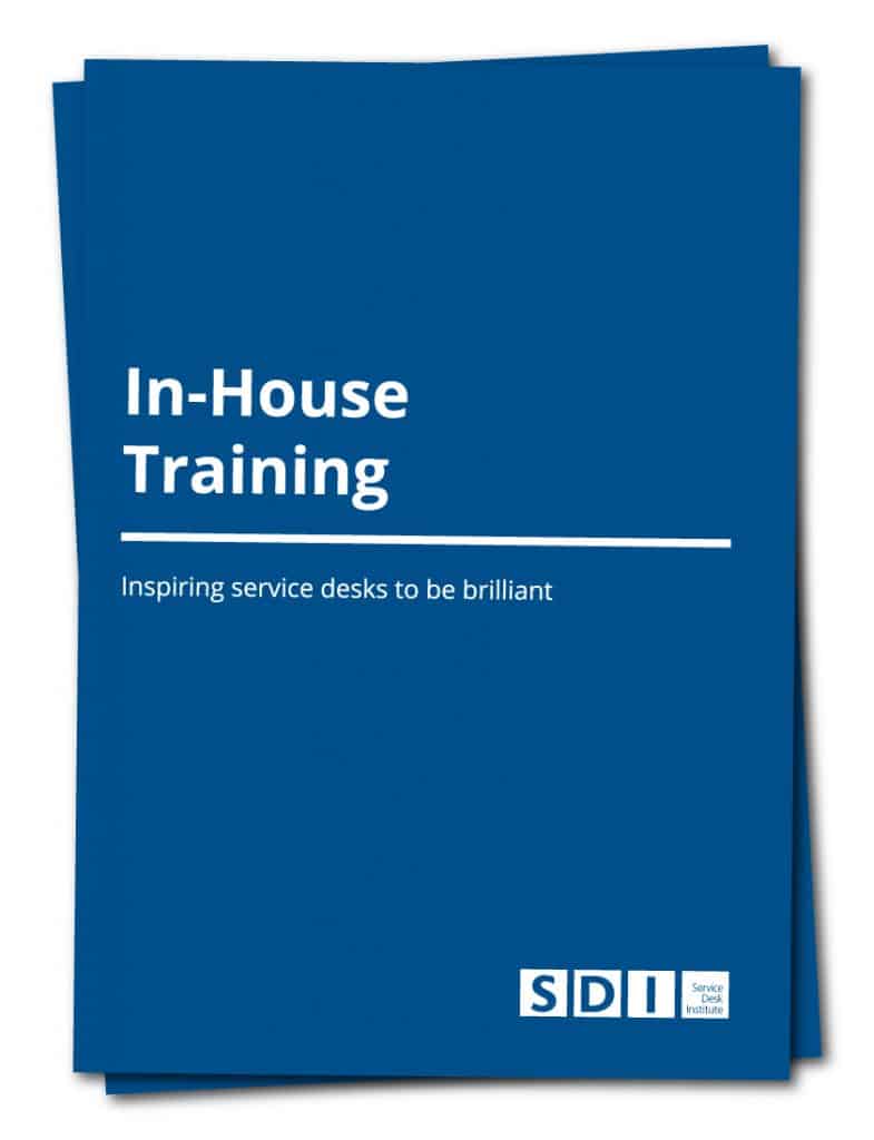 In-House Training Brochure Cover
